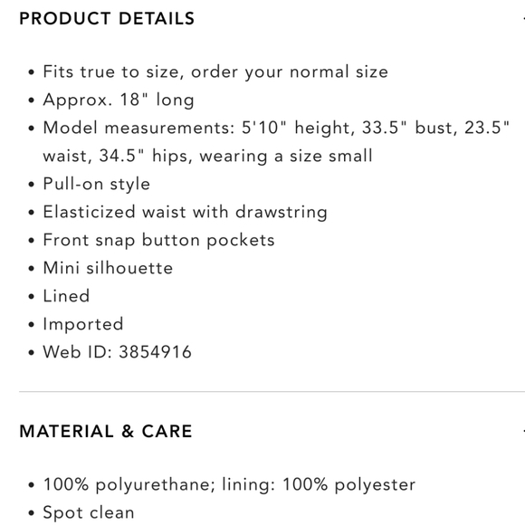 Faux leather miniskirt - Picture 5 of 6